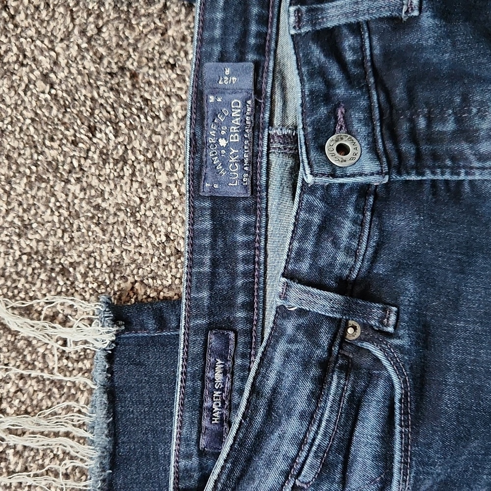Lucky Brand Dark Wash Hayden Skinny Jeans - Picture 2 of 4
